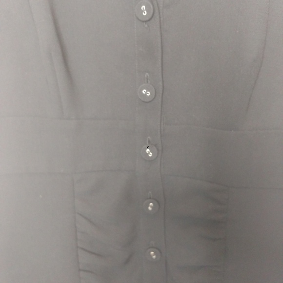 Calvin Klein Women's Size 4 Black Button Up Dress - Picture 5 of 7